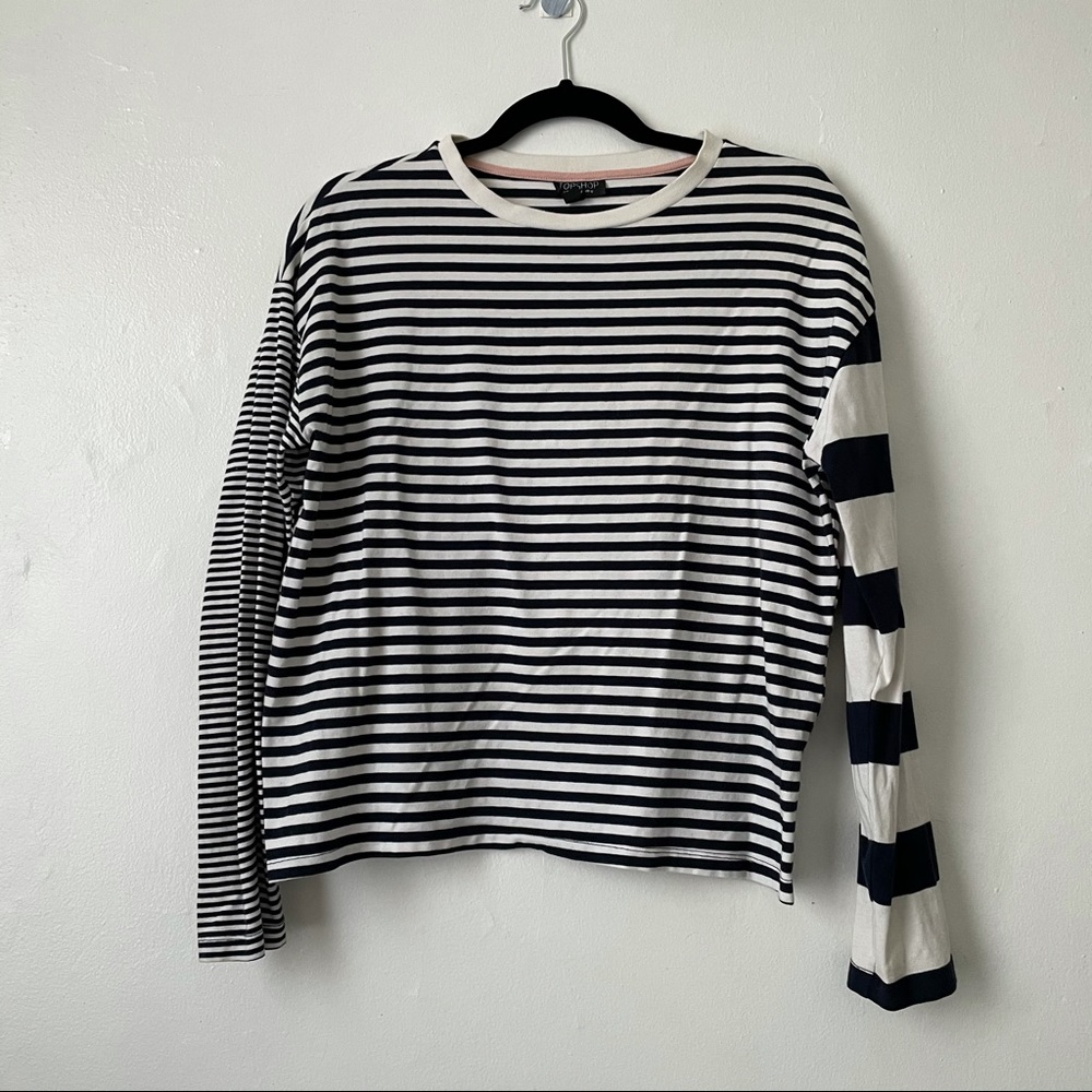 TOPSHOP Stripped Top